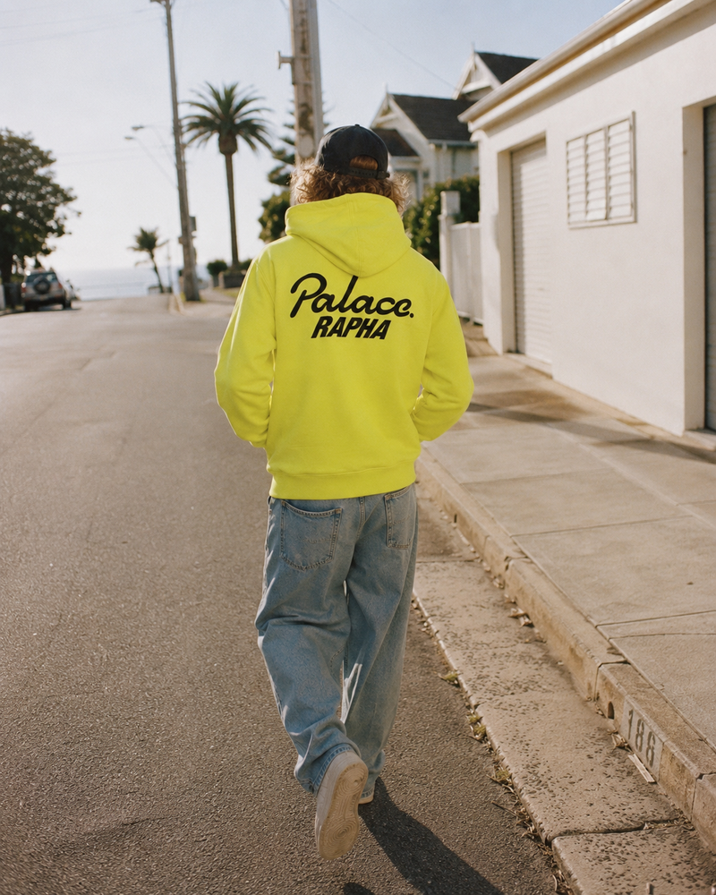 Rapha x Palace Neon Hoodie
