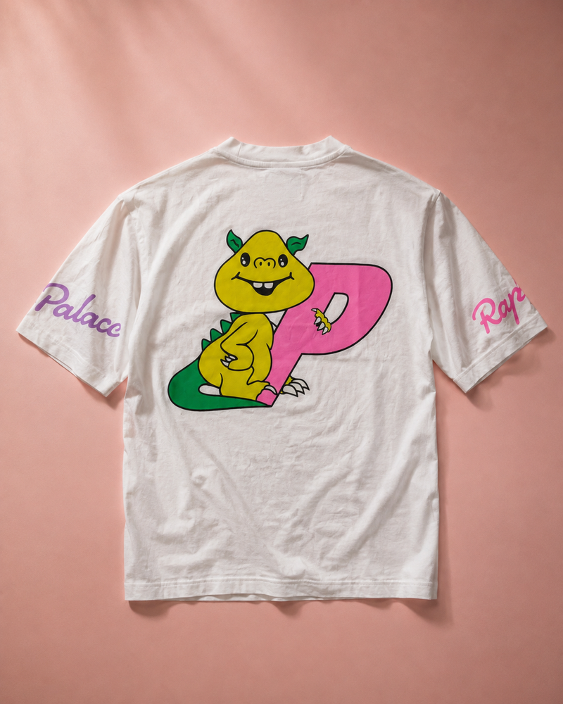 Palace x Rapha White Tee