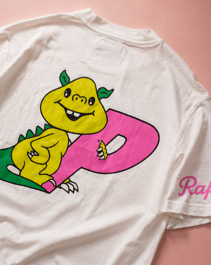 Palace x Rapha White Tee
