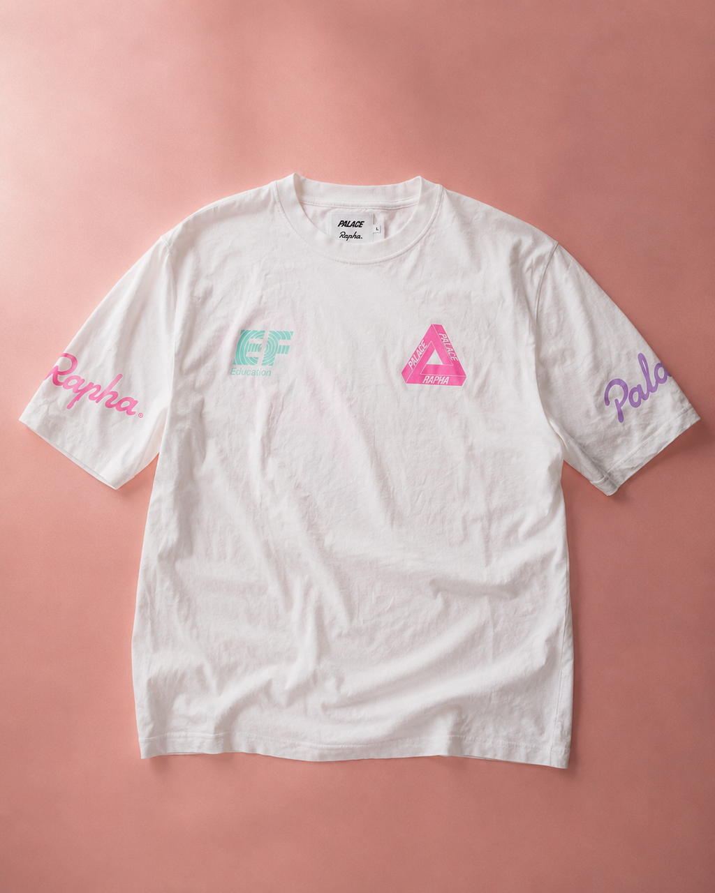 Palace x Rapha White Tee