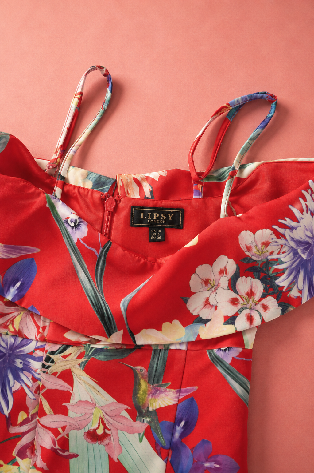 Lipsy London Red Floral