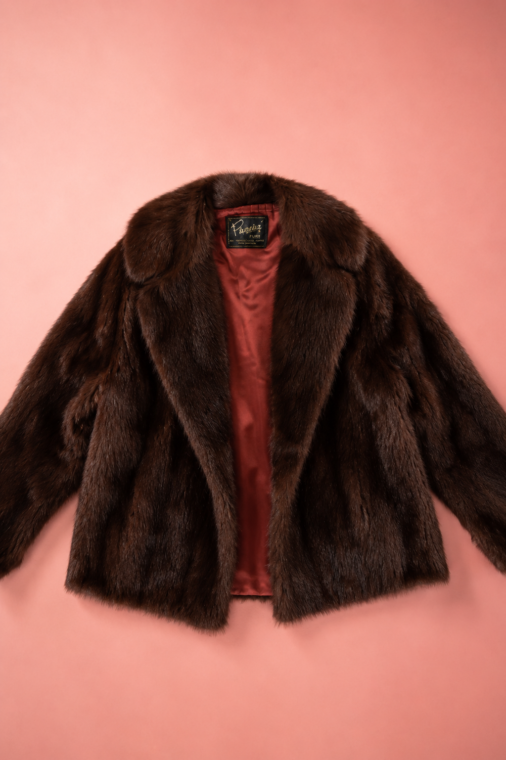 Vintage Chocolate Brown Marmont Fur