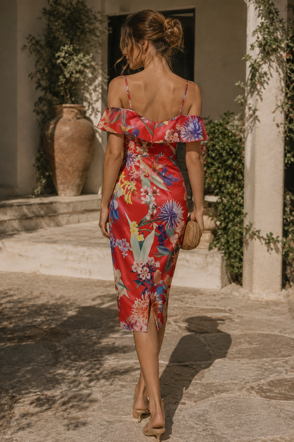 Lipsy London Red Floral