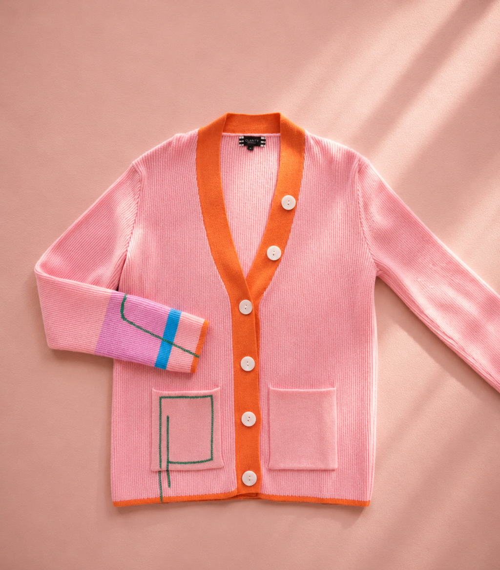 Pink knit